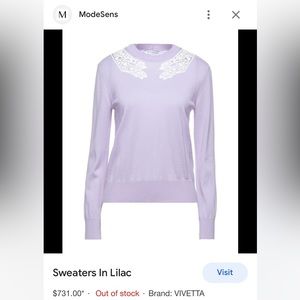 Vivetta Lilac Sweater